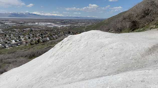 springville lime kiln tailings with ironton below